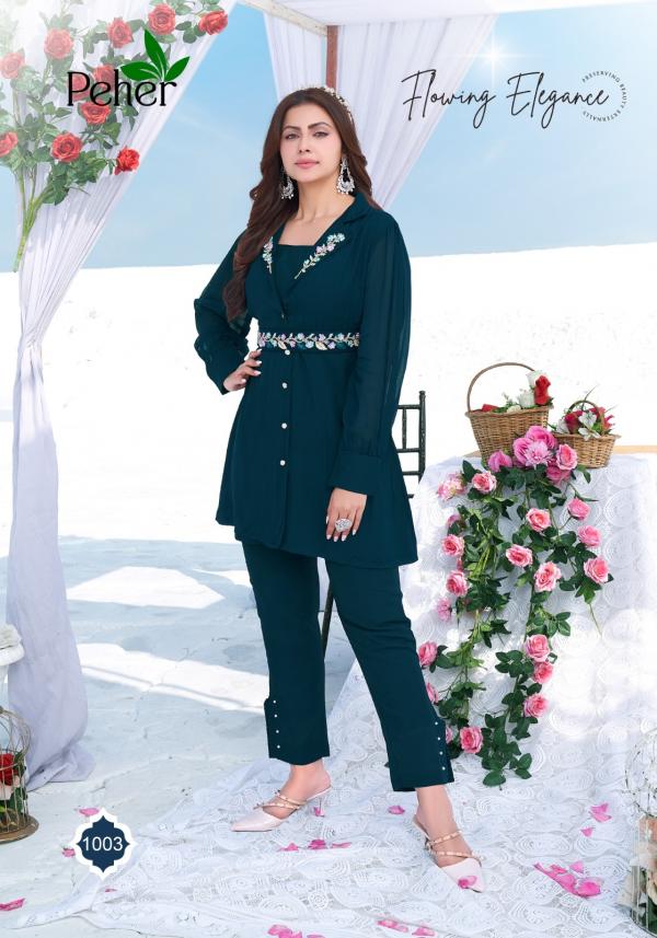 Peher Bebo Vol 1 Party Wear Kurti With Bottom Collection